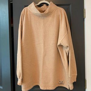 Sloppy Joe Clothing High Neck Sweatshirt (Caramel, Size 3)